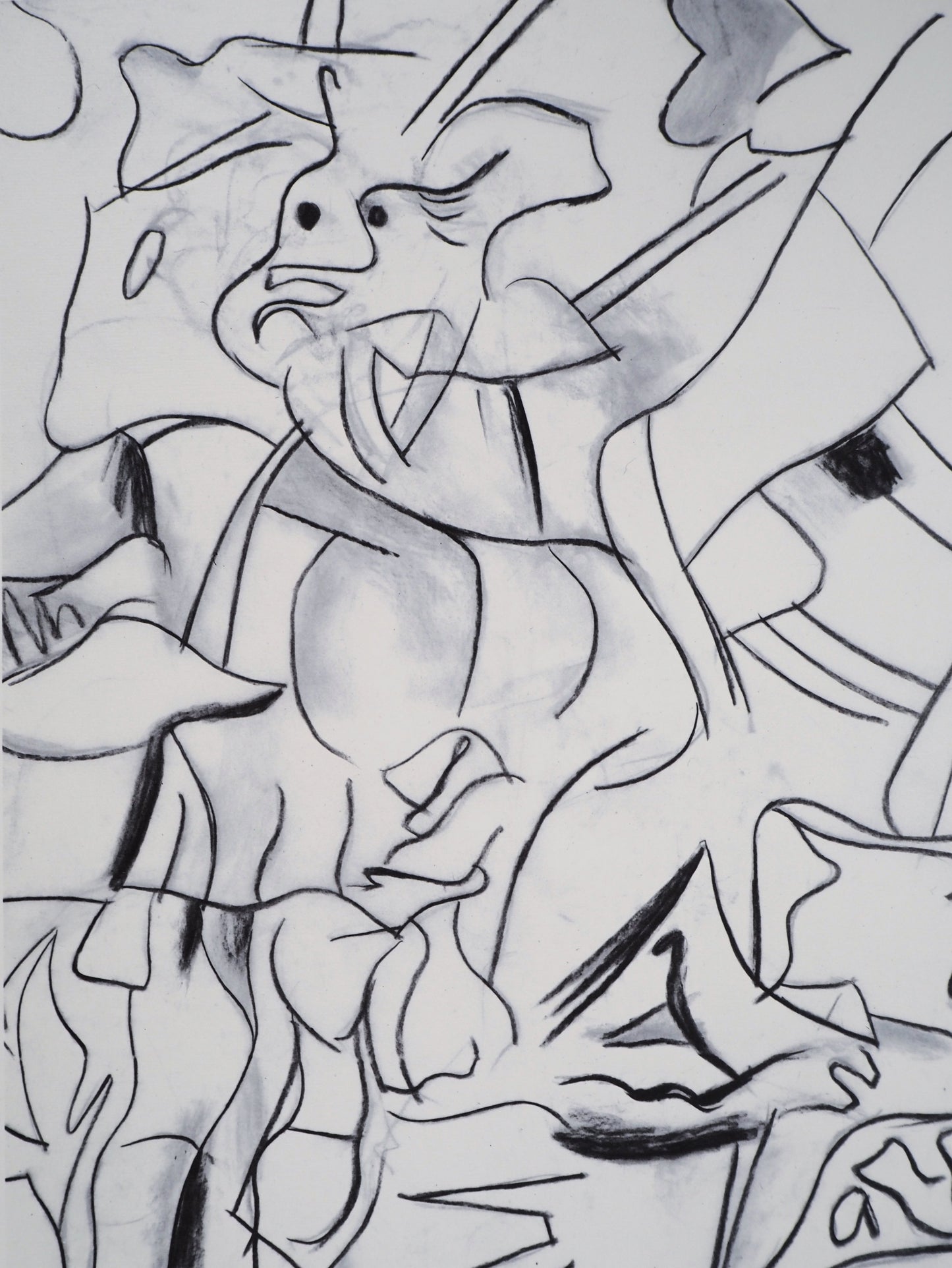 Willem DE KOONING: Mujer - Litografía