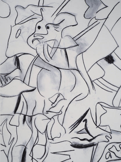 Willem DE KOONING: Mujer - Litografía
