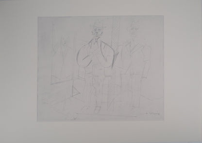 Willem DE KOONING : Homme au chapeau - Lithographie signée