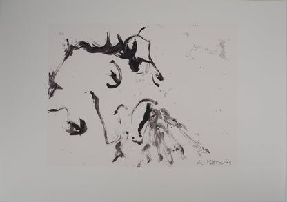 Willem DE KOONING : Paysage sauvage - Lithographie signée
