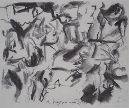 Willem DE KOONING : Atelier américain - Lithographie signée