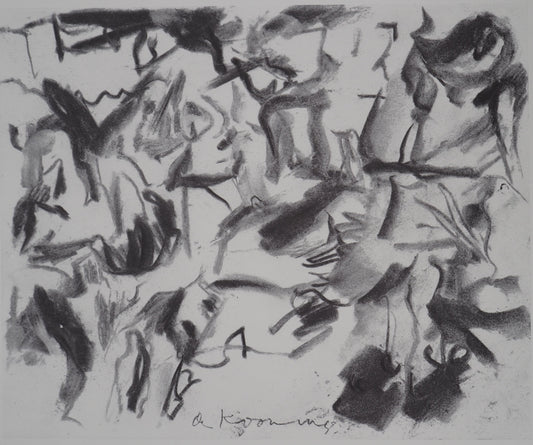 Willem DE KOONING : Atelier américain - Lithographie signée