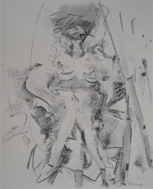 Willem DE KOONING : Femme à la barque - Lithographie signée