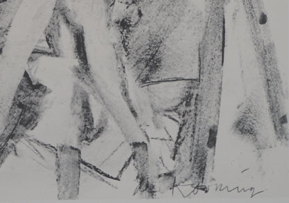 Willem DE KOONING : Femme à la barque - Lithographie signée