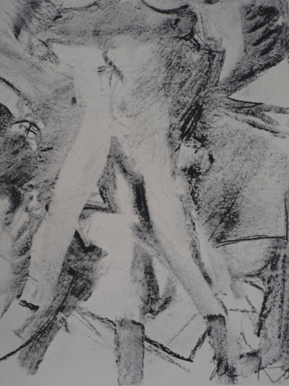 Willem DE KOONING : Femme à la barque - Lithographie signée