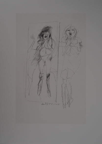 Willem DE KOONING : Cri de femme - Lithographie signée