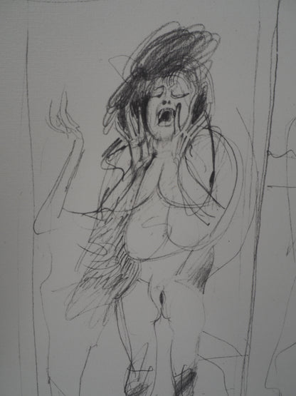Willem DE KOONING : Cri de femme - Lithographie signée