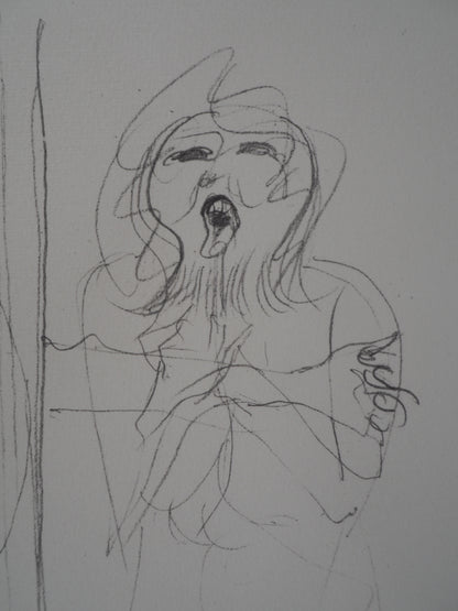 Willem DE KOONING : Cri de femme - Lithographie signée