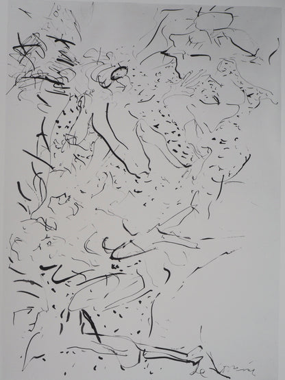 Willem DE KOONING : Hommage à Brueghel - Lithographie signée