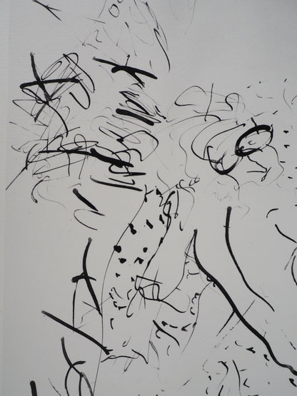 Willem DE KOONING : Hommage à Brueghel - Lithographie signée