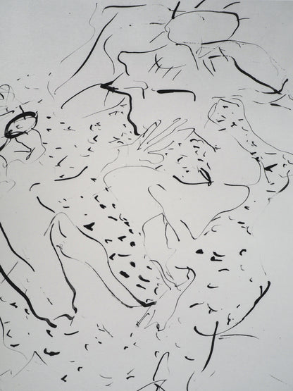 Willem DE KOONING : Hommage à Brueghel - Lithographie signée