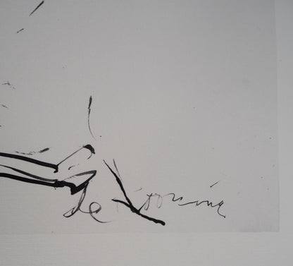 Willem DE KOONING : Hommage à Brueghel - Lithographie signée