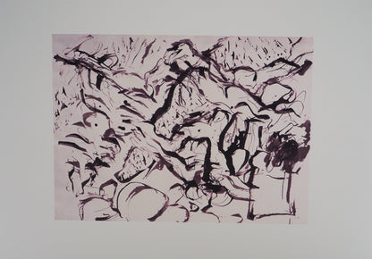 Willem DE KOONING : Spolète sauvage - Lithographie