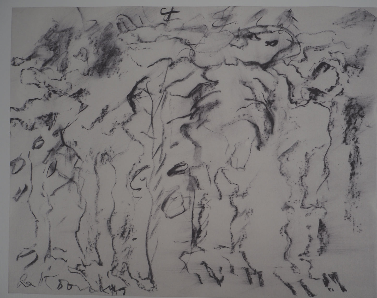 Willem DE KOONING : Cinq figures fauves - Lithographie signée