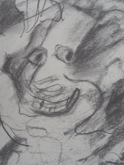 Willem DE KOONING : L'Homme derrière la brume - Lithographie signée