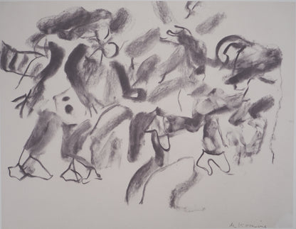 Willem DE KOONING : Danse fauve - Lithographie signée