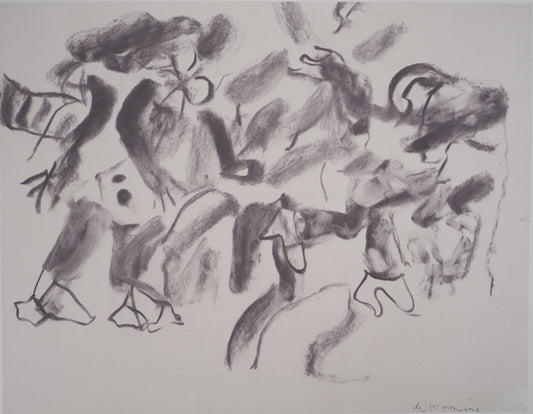 Willem DE KOONING : Danse fauve - Lithographie signée