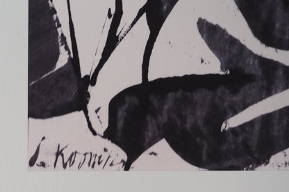 Willem DE KOONING : Abstraction  - Lithographie signée