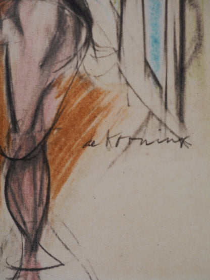 Willem DE KOONING : Deux femmes sauvages - Lithographie signée