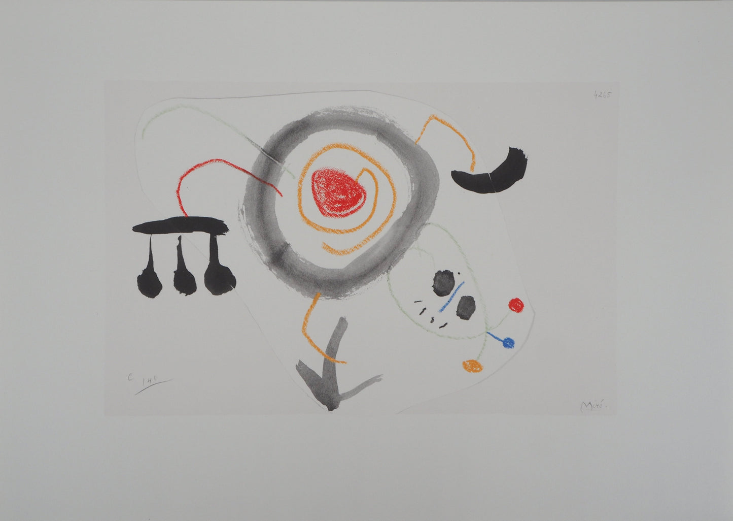 Joan MIRO : Animal Surréaliste - Lithographie signée