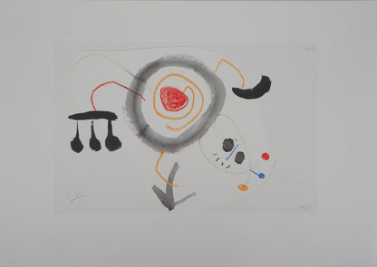 Joan MIRO : Animal Surréaliste - Lithographie signée