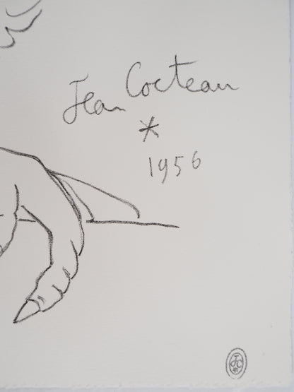Jean COCTEAU : Fierté - Le Coq, Lithographie signée