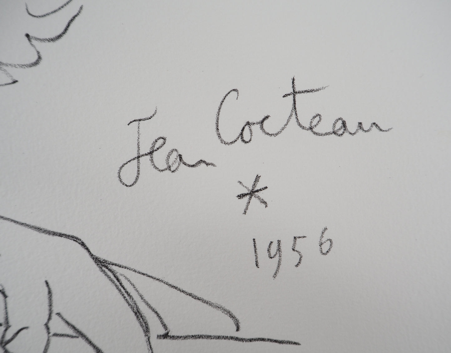 Jean COCTEAU : Fierté - Le Coq, Lithographie signée