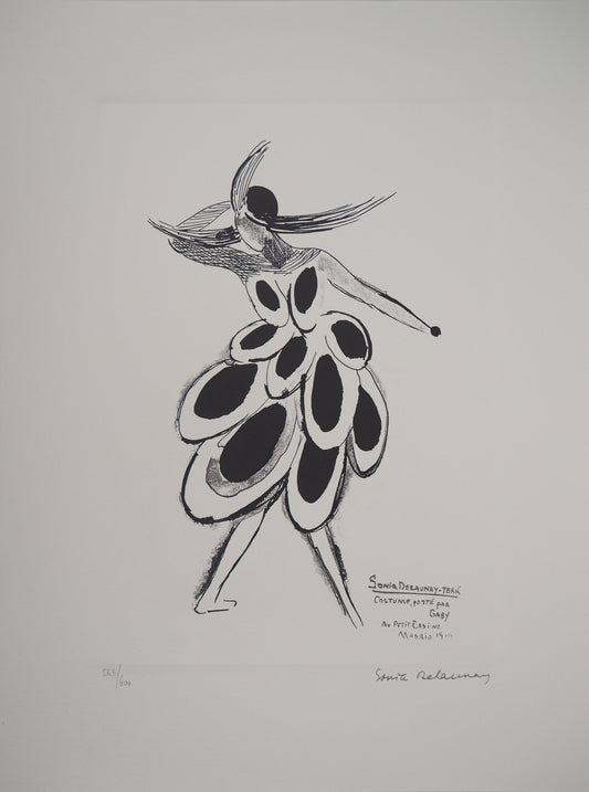 Sonia DELAUNAY : Robe espagnole - Lithographie signée