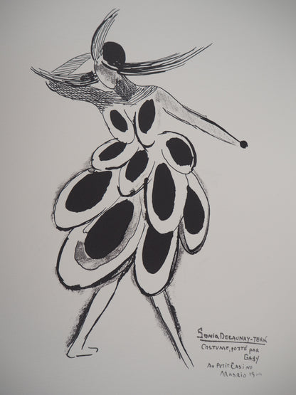 Sonia DELAUNAY : Robe espagnole - Lithographie signée