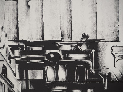 Francisco MELO : Dystopie scientifique - Lithographie originale signée