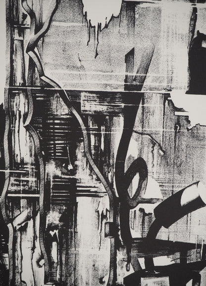 Francisco MELO : Dystopie scientifique - Lithographie originale signée