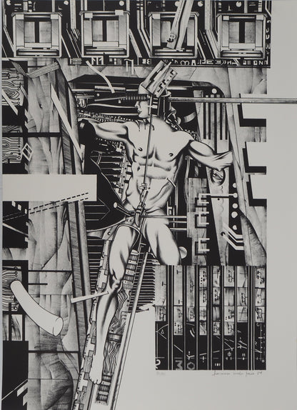 Francisco MELO : Metropolis - Lithographie originale signée