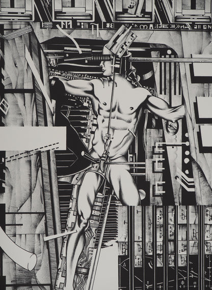 Francisco MELO : Metropolis - Lithographie originale signée