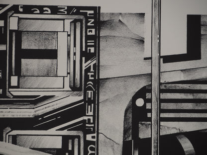 Francisco MELO : Metropolis - Lithographie originale signée