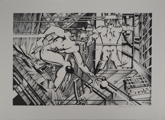 Francisco MELO : Surhomme - Lithographie originale signée