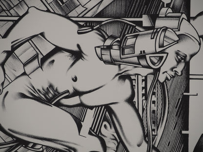 Francisco MELO : Surhomme - Lithographie originale signée