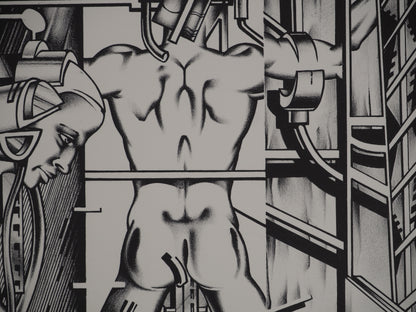 Francisco MELO : Surhomme - Lithographie originale signée