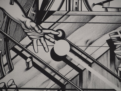 Francisco MELO : Surhomme - Lithographie originale signée