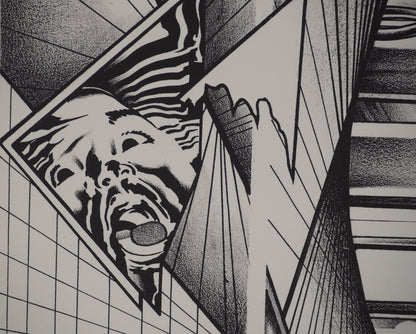 Francisco MELO : Guerriers futuristes - Lithographie originale signée