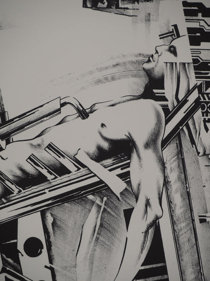 Francisco MELO : Homme du futur - Lithographie originale signée