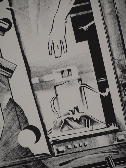 Francisco MELO : Homme du futur - Lithographie originale signée