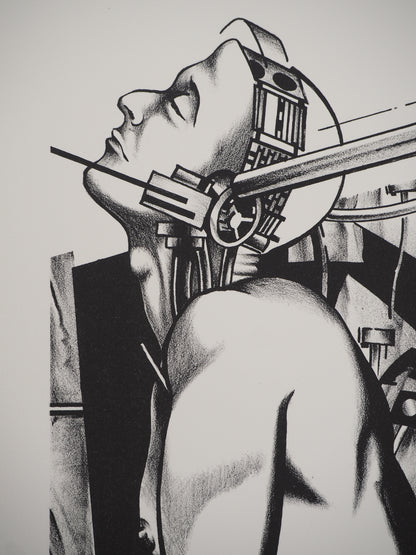 Francisco MELO : Couple de Cyborgs - Lithographie originale signée
