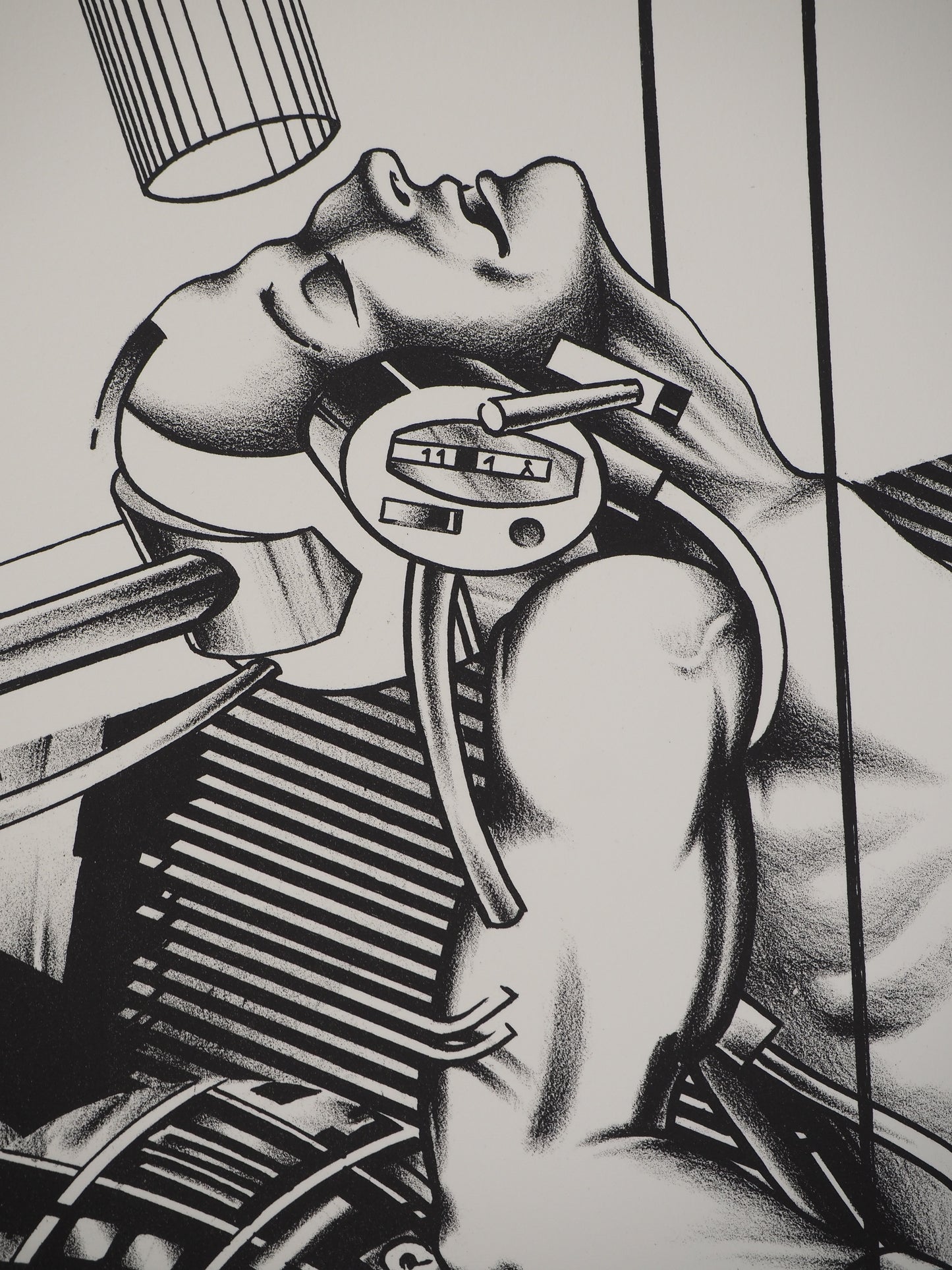 Francisco MELO : Couple de Cyborgs - Lithographie originale signée