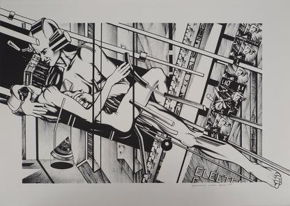 Francisco MELO : Les amants du futurs - Lithographie originale signée