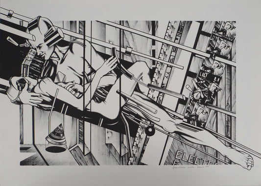 Francisco MELO : Les amants du futurs - Lithographie originale signée
