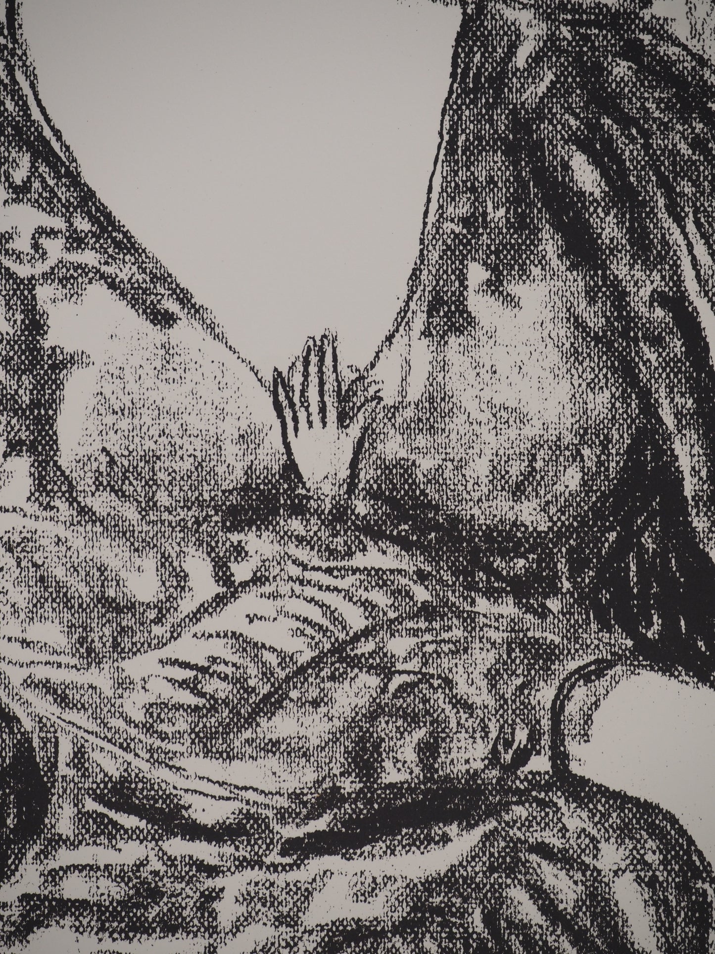 Leopoldo PRESAS : Jeune femme pensive - Lithographie originale signée