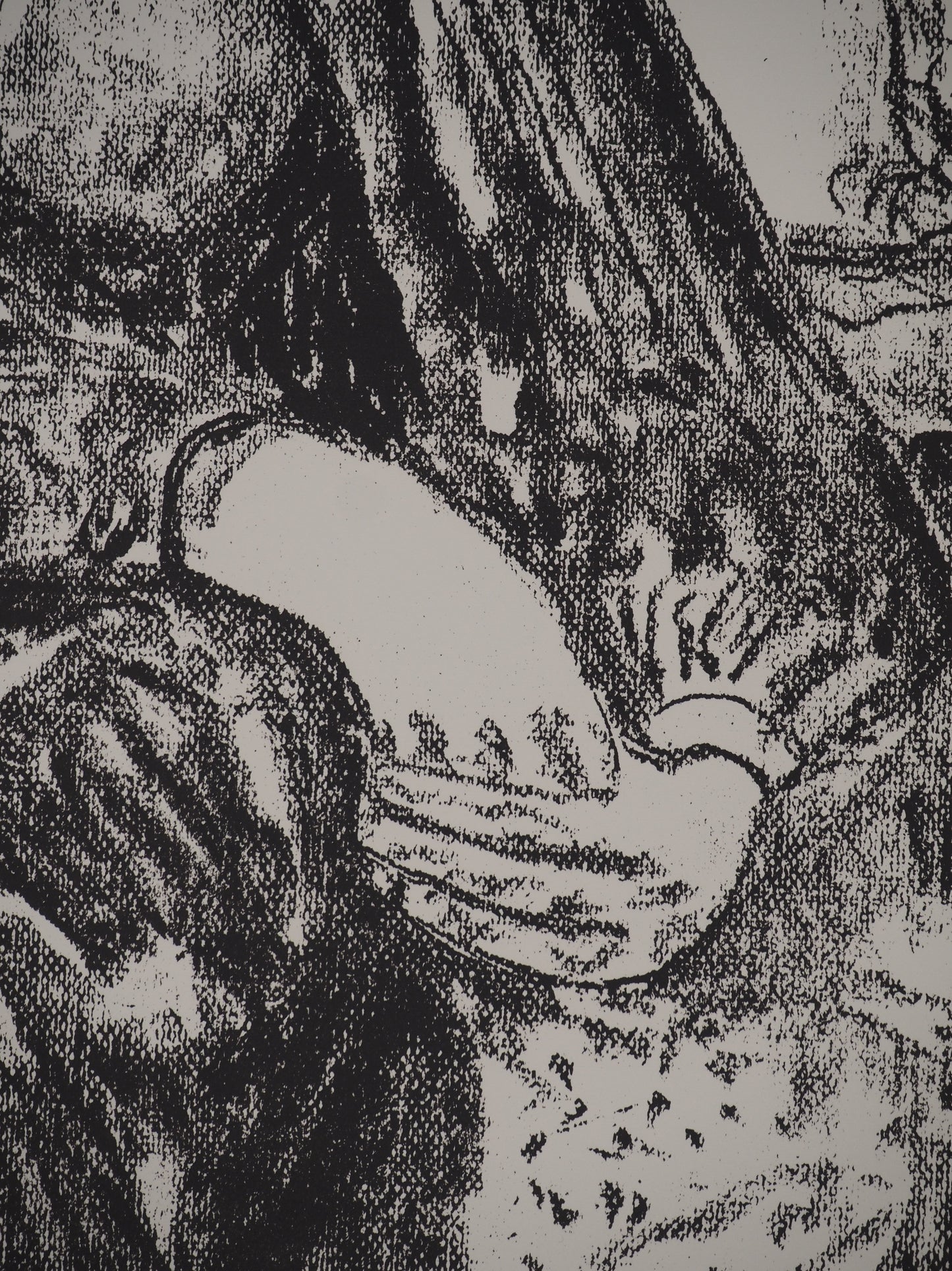 Leopoldo PRESAS : Jeune femme pensive - Lithographie originale signée