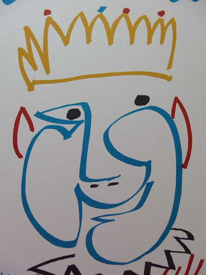 Pablo PICASSO : Carnaval, Le Roi - Lithographie signée
