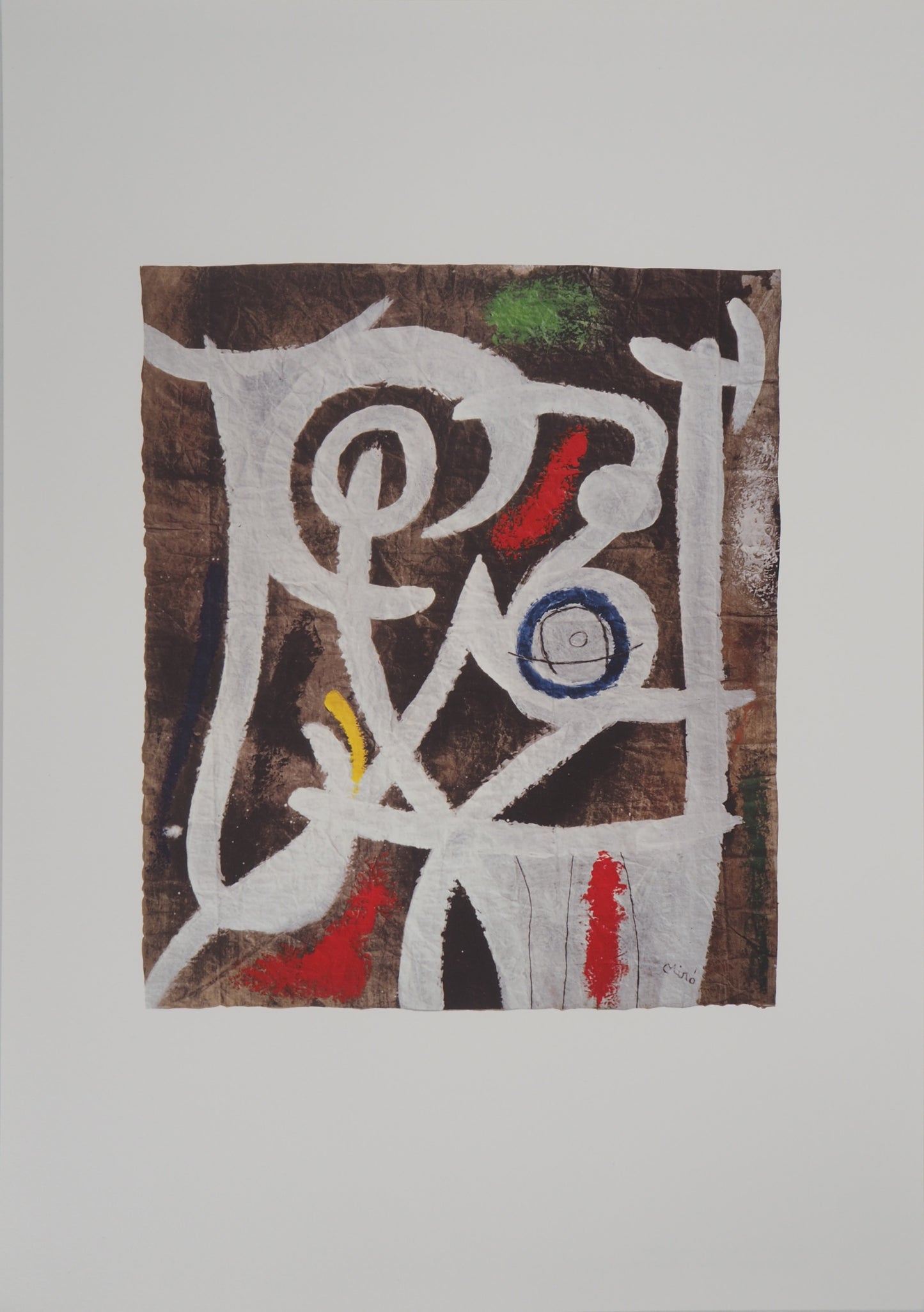 Joan MIRO : Femme surréaliste - Lithographie signée
