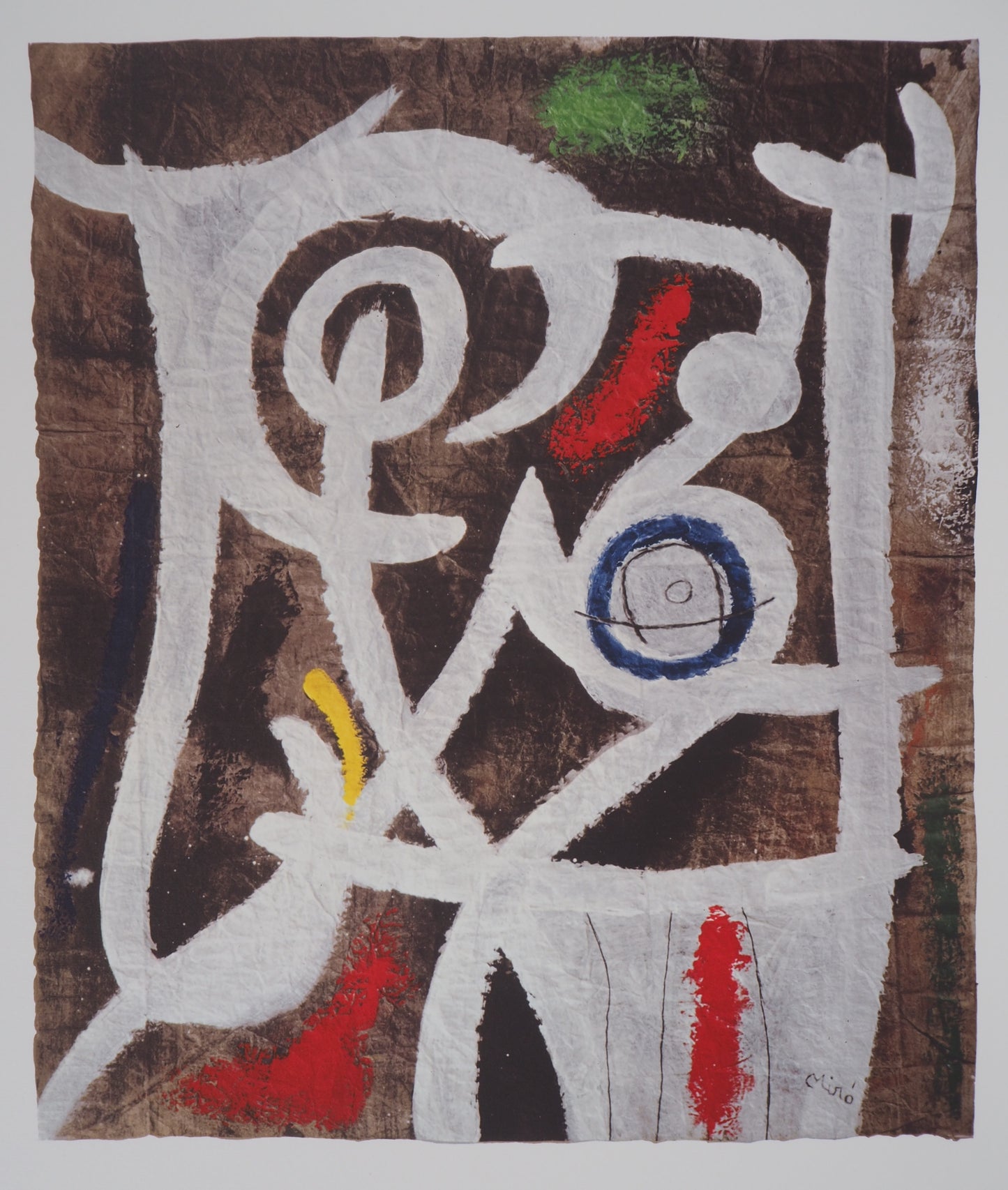 Joan MIRO : Femme surréaliste - Lithographie signée